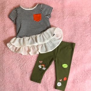Cat and Jack Peplum Shirt and Pants